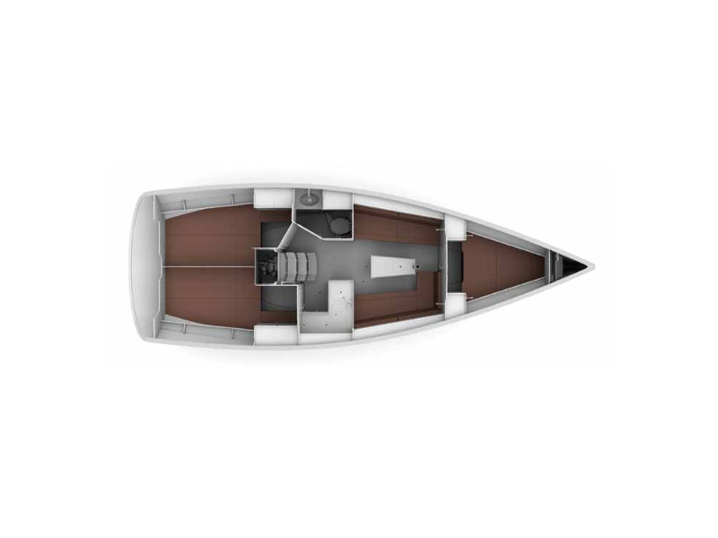 Bavaria Cruiser 34 plan/layout