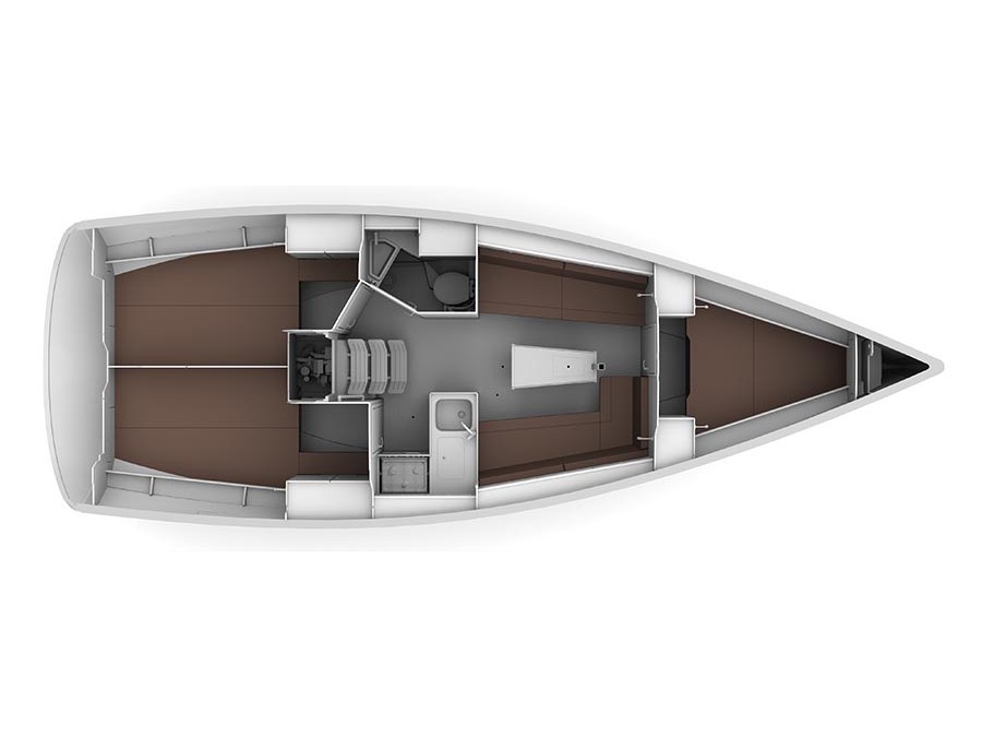Bavaria Cruiser 34 plan/layout