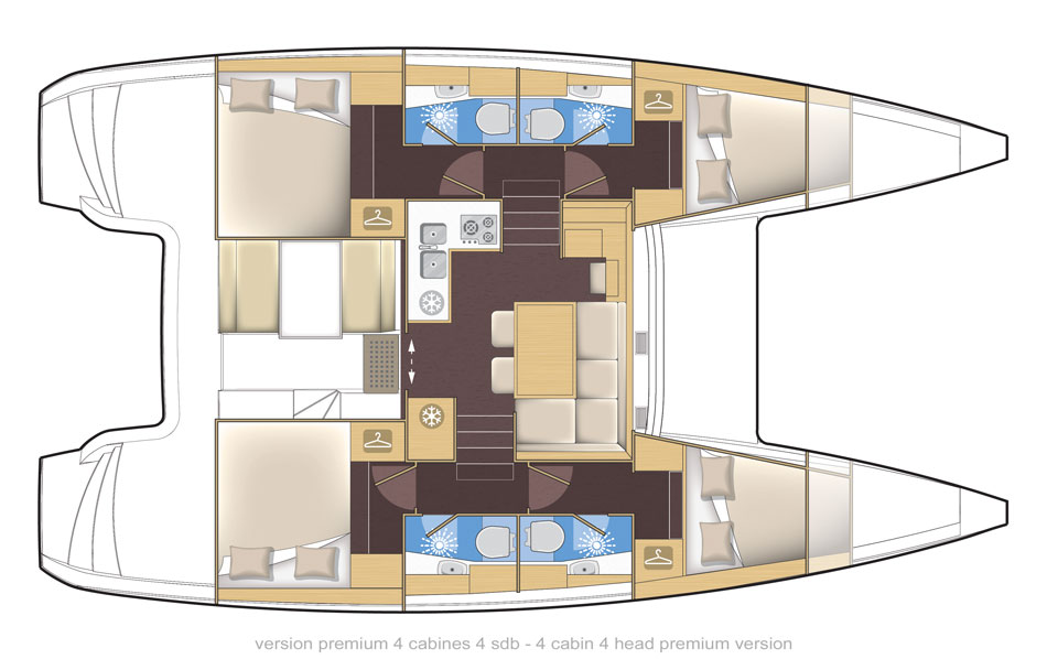 Lagoon 39 plan/layout