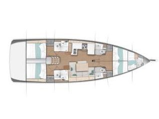 Sun Odyssey 490 plan/layout