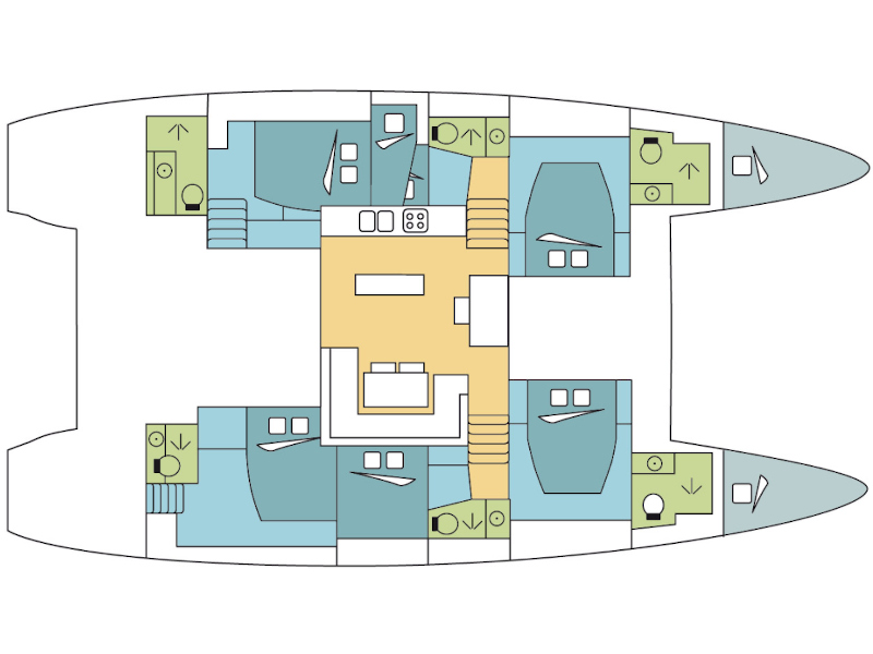 Lagoon 52F plan/layout