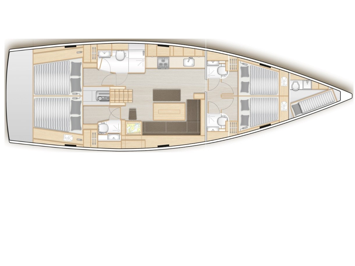 Hanse 508 plan/layout
