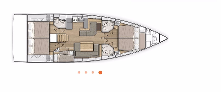 Oceanis 51.1 plan/layout