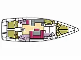 Bavaria Cruiser 51 - [Layout image]