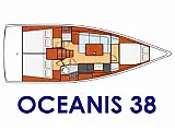 Oceanis 38 - [Layout image]