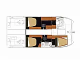 Fountaine Pajot 37 - [Layout image]