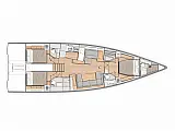 Oceanis Yacht 54 - [Layout image]