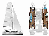 Lagoon 46 Owners Version - [Layout image]
