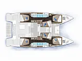 Lagoon 51 (LUXURY Equipped, SKIPPERED only) - [Layout image]