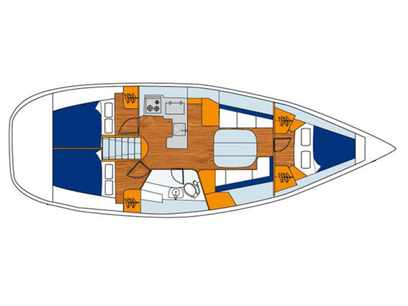 Beneteau  - Mirfak - Plan image - Italy, Cagliari