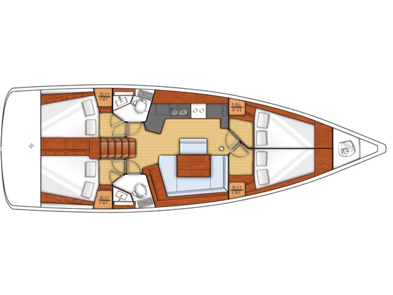 Plan image EC- O45-15-G / Oceanis 45[G]