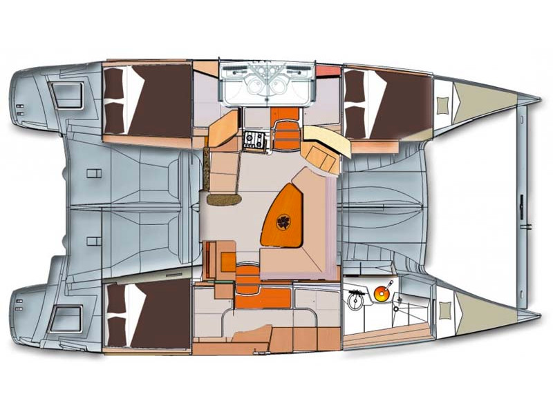 Catamaran - Lipari 41 - 3 Cabins - Built 2010