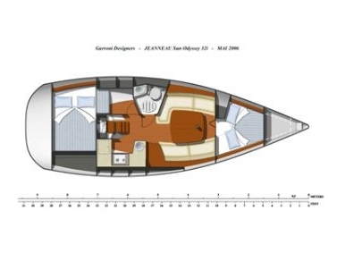 Sun Odyssey Sun Odyssey 32i - RISTRETTO I - Plan image - Croatia, Marina Betina