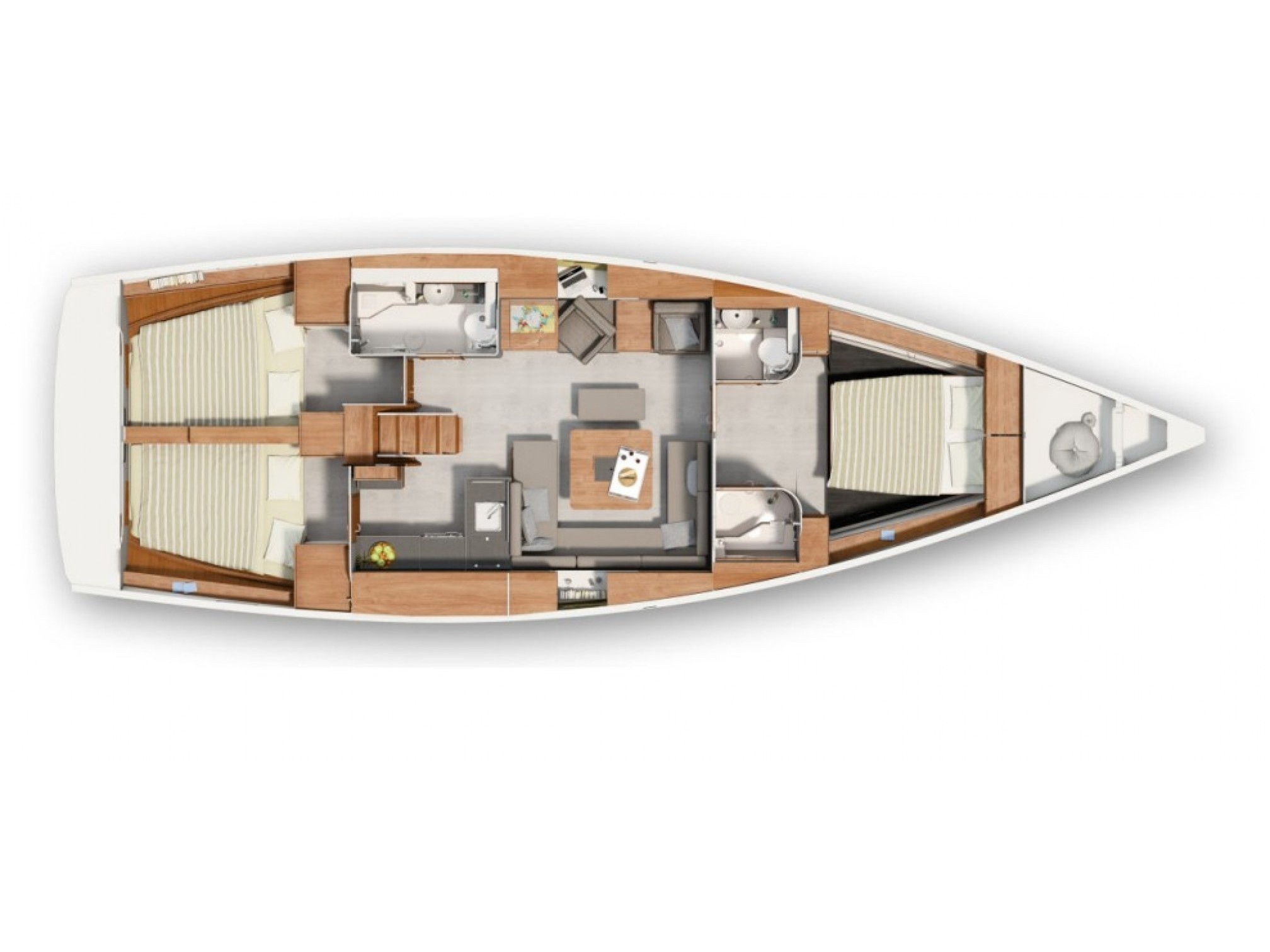 S/Y - Hanse 455 - 3 Cabins - Built 2015