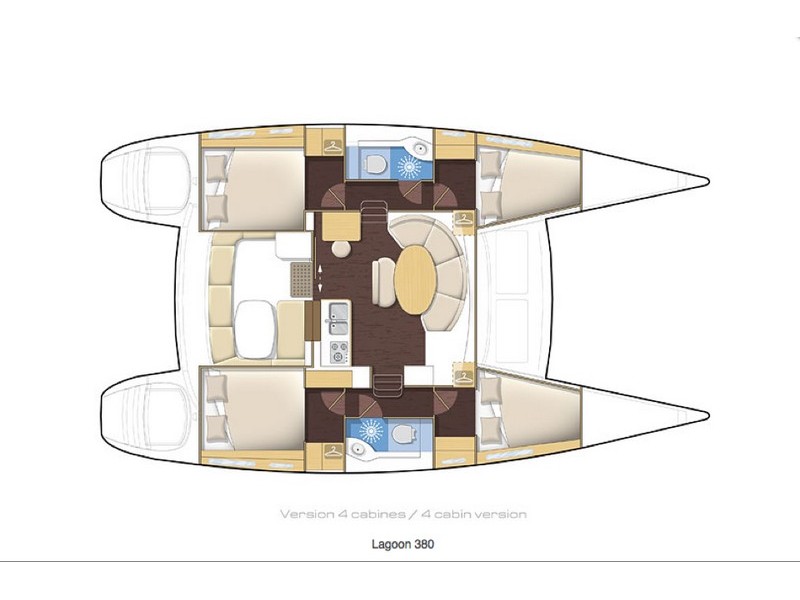 Plan image Chrysa / Lagoon 380[G]