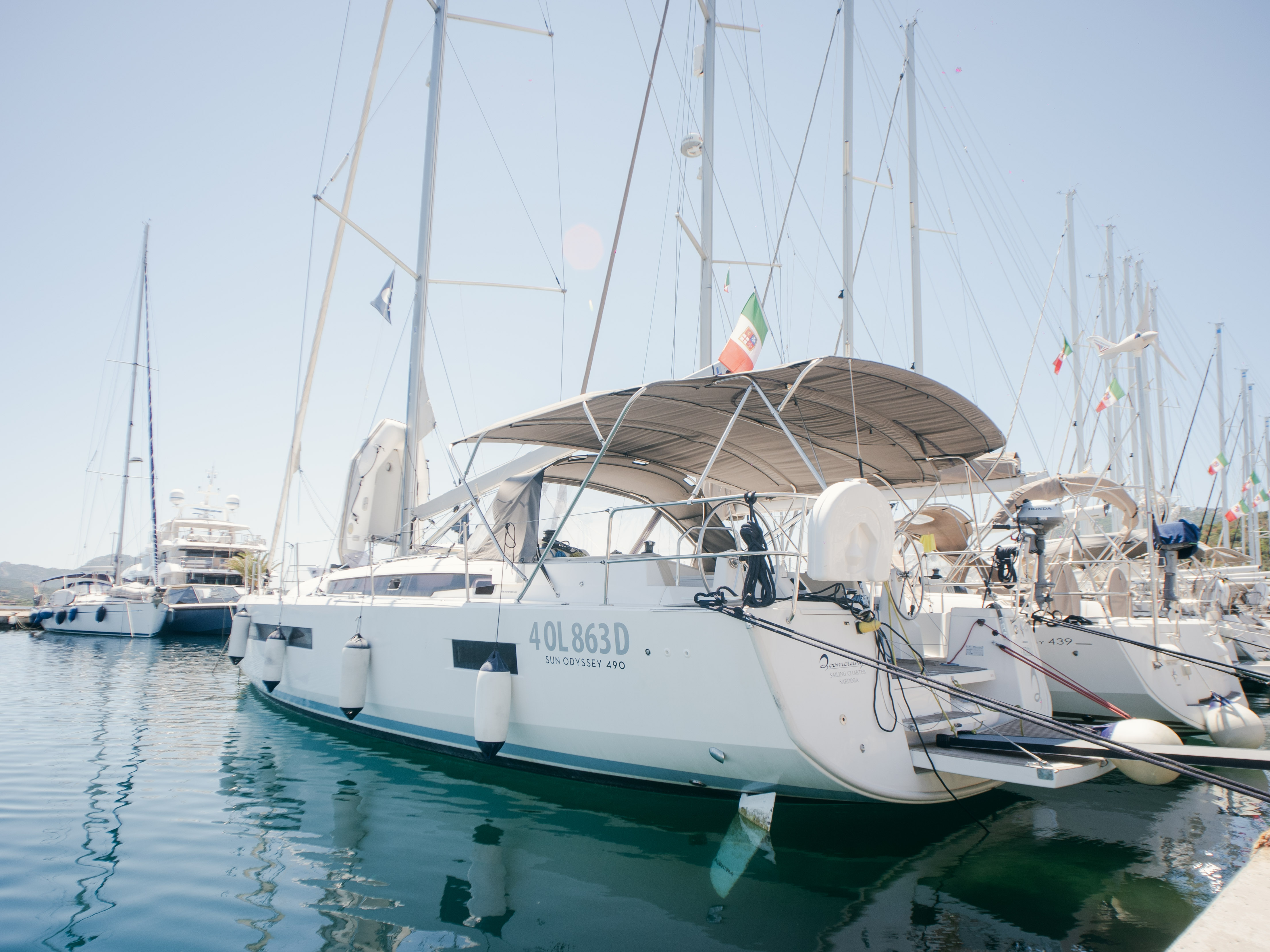 Sun Odyssey 490, Portisco