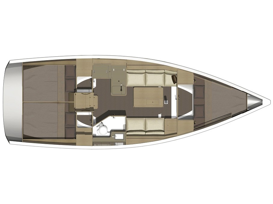 S/Y - Dufour 350 Grand Large - 3 Cabins - Built 2017
