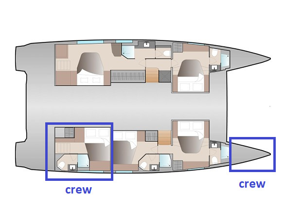 Papa Charlie - A/C, Generator, Water maker, Plan image