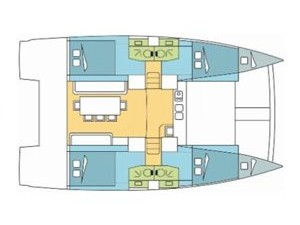 Plan image Blue Dream II / with air-condition, generator & watermaker / Bali 4.0[G]