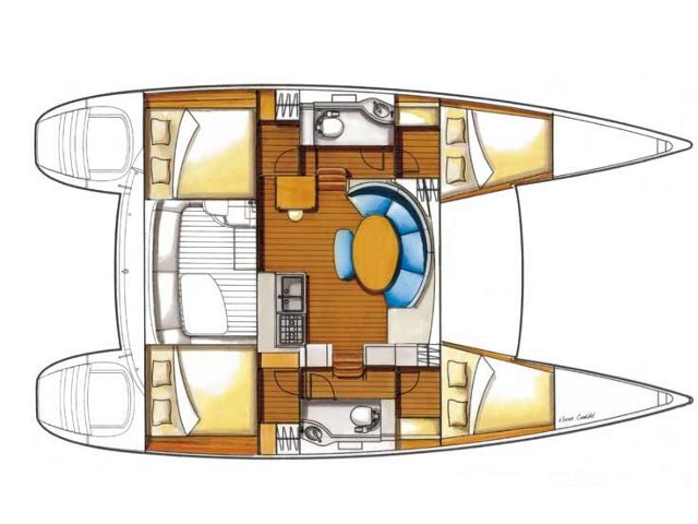 Plan image PRES- L38-18-G / Lagoon 380[G]