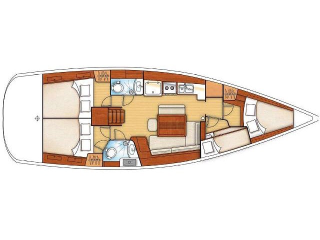 Beneteau  - Konstantinos - Plan image - Griechenland, Port of Volos