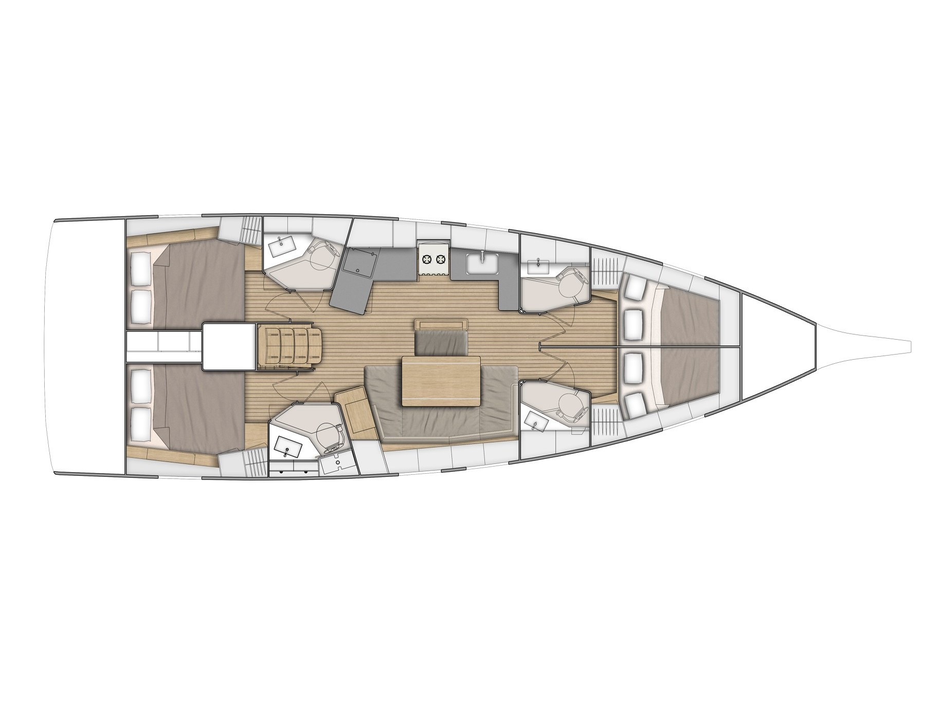 Plan image Amalthia / Oceanis 46.1[G]