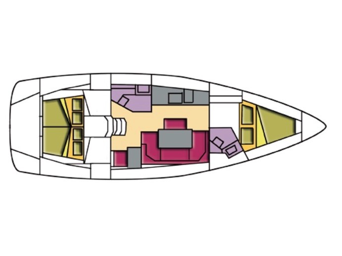 Bavaria  - Alioth - Plan image - Italy, Cala dei Sardi