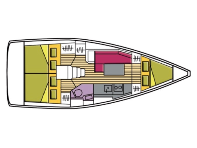 Beneteau  - Nodus - Plan image - Italy, Marina Cala de' Medici