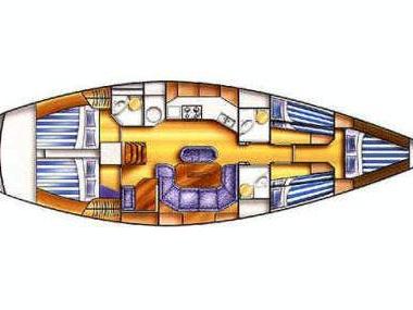 S/Y - Dufour 50 - 5 Cabins - Built 2000