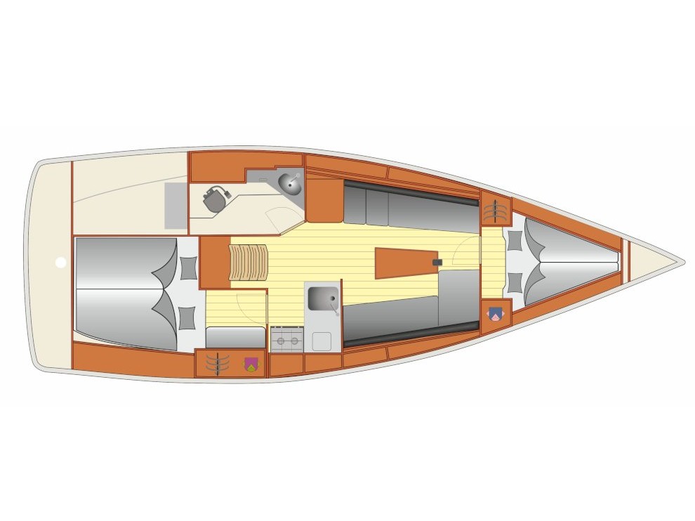 Plan image Sora / Bavaria Cruiser 34[G]