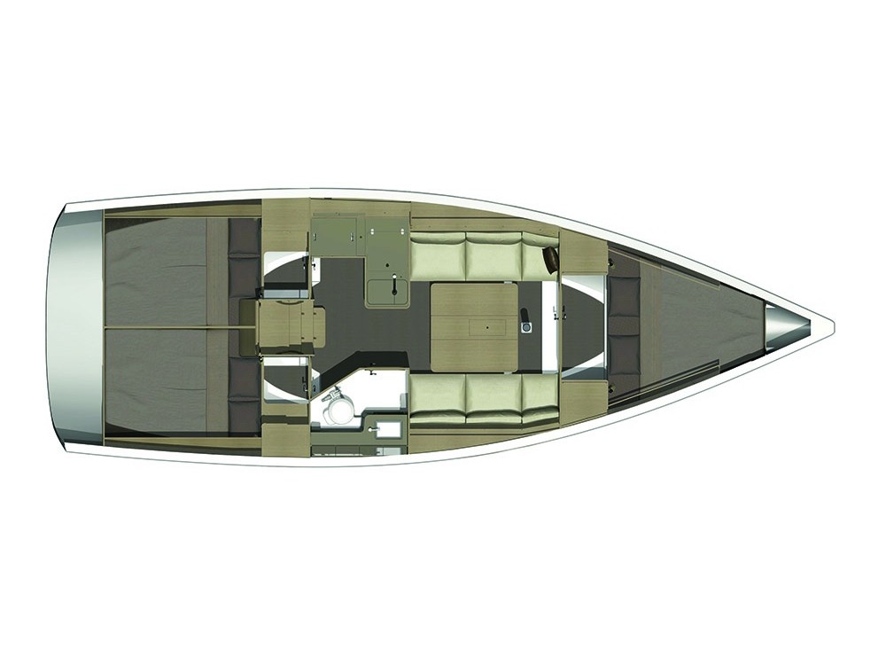 S/Y - Dufour 360 Grand Large - 3 Cabins - Built 2018
