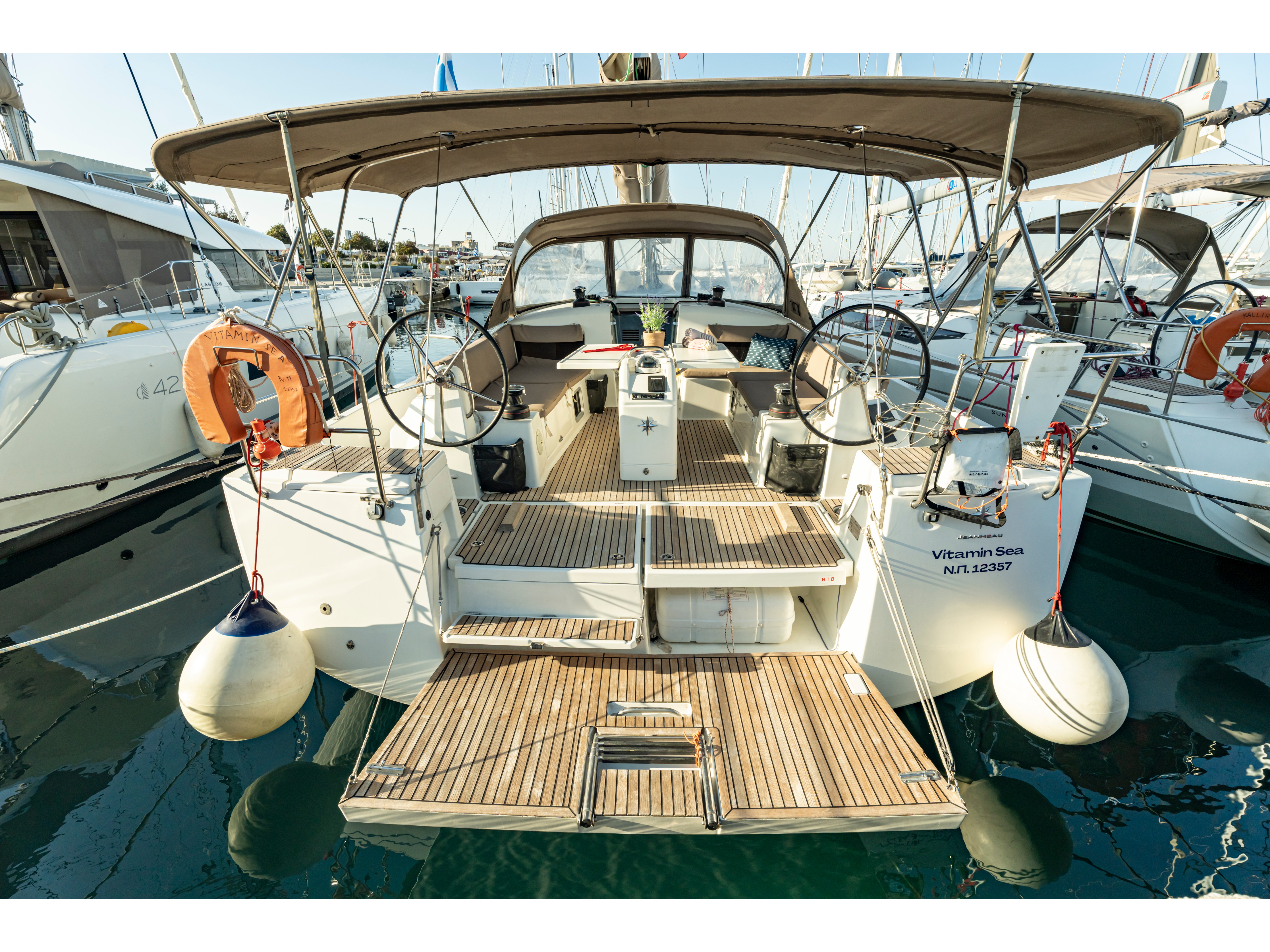 Sun Odyssey 490 4 cabins, Rhodes