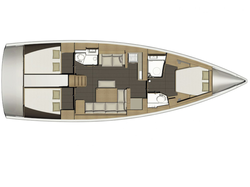 Dufour  - Serendipity - Plan image - Italy, Capo d'Orlando Marina