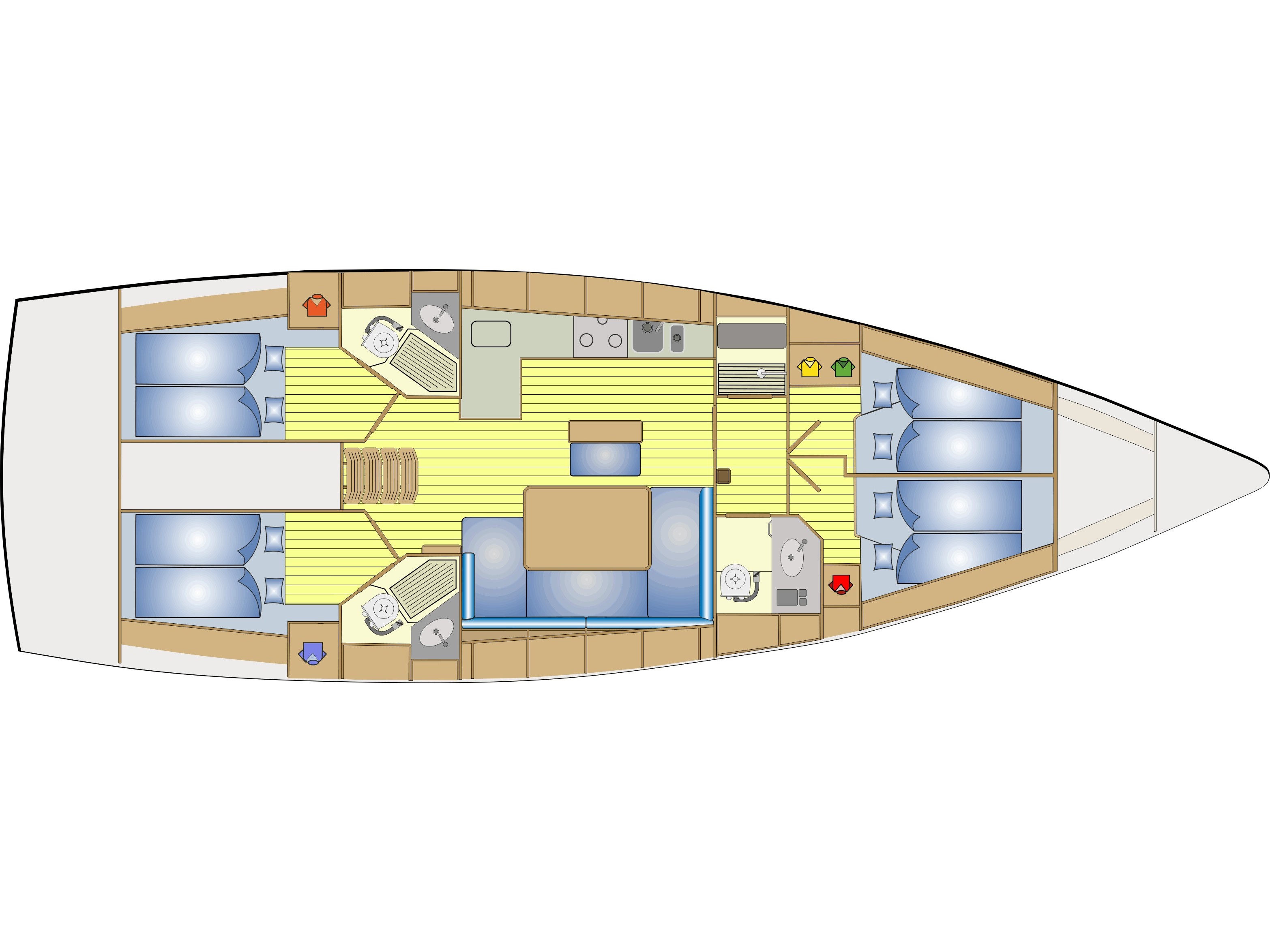 Plan image Aurora / Bavaria 46 Cruiser[G]