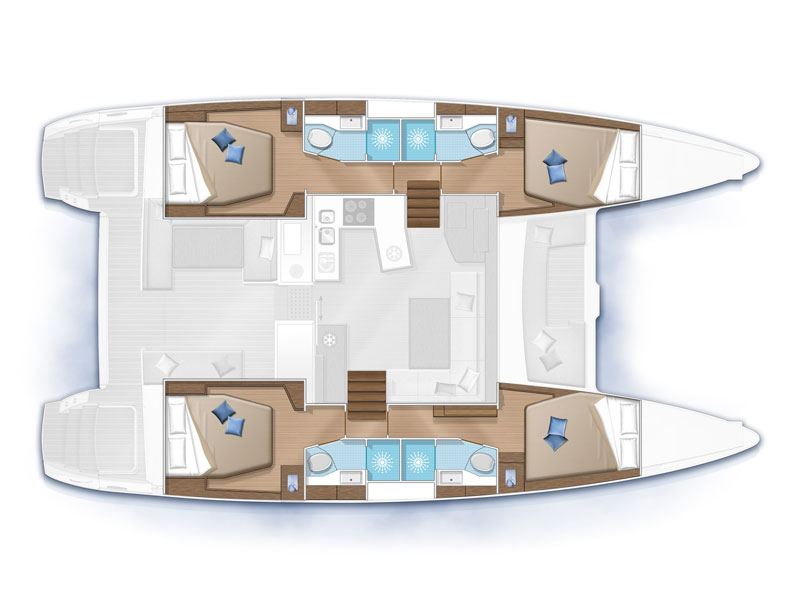 Foto Lagoon 450  Flybridge 2