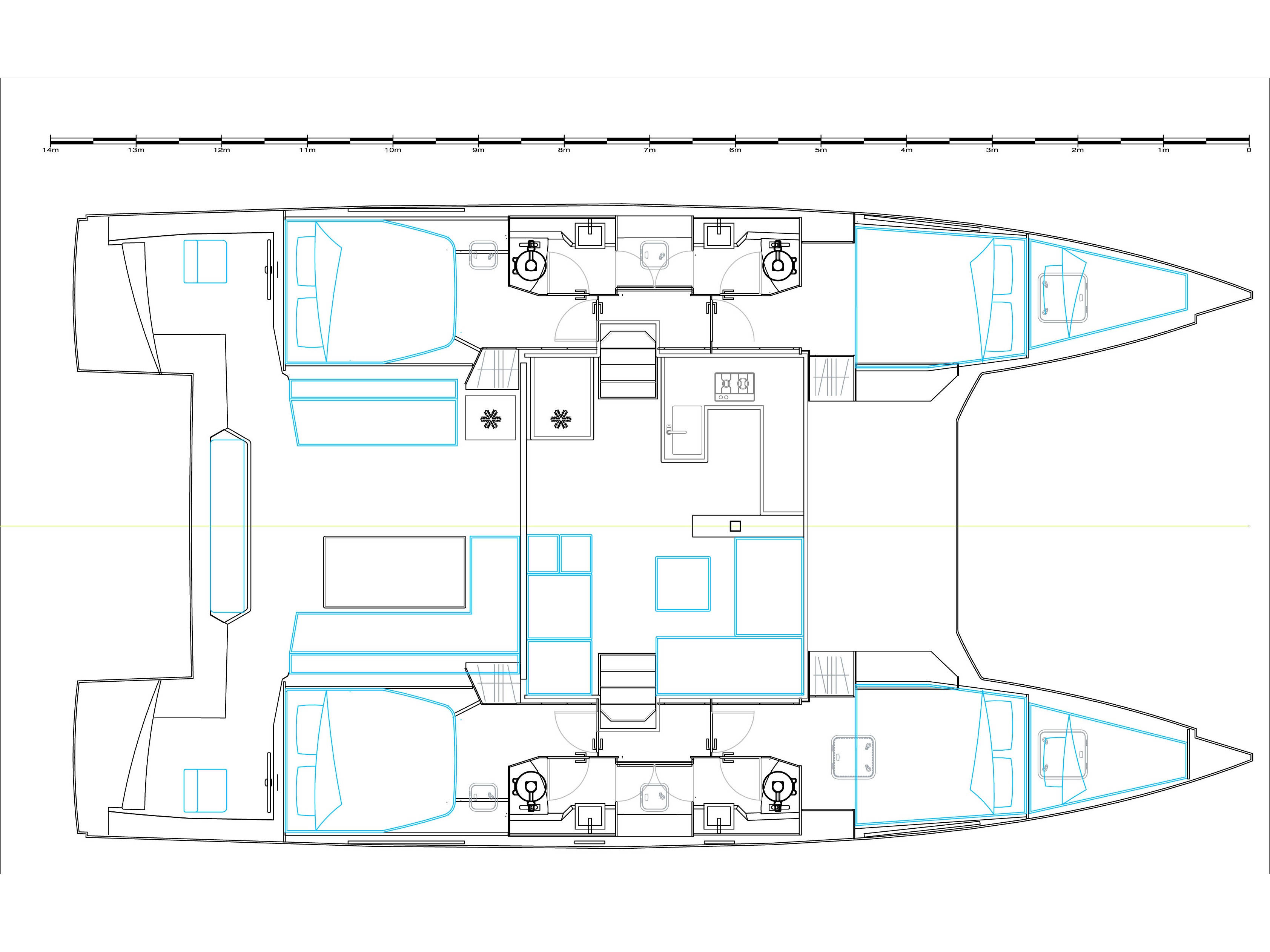 Catamaran - Nautitech 46 Fly - 6 Cabins - Built 2020