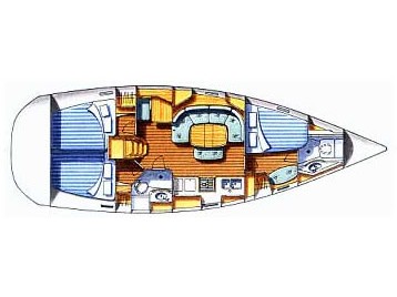 S/Y - Oceanis Clipper 393 - 3 Cabins - Built 2005
