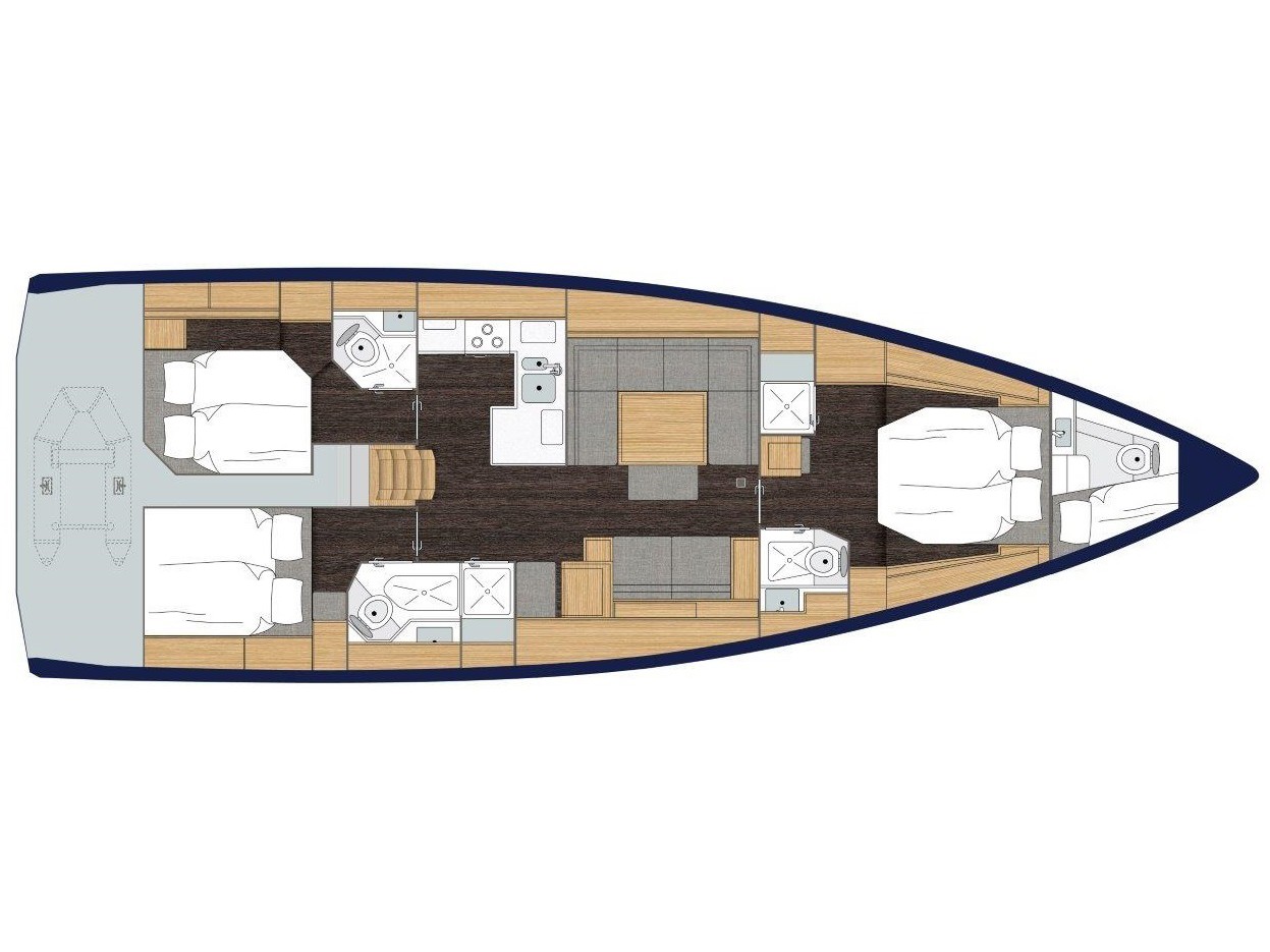 S/Y - Bavaria C50 Style - 3 Cabins - Built 2019