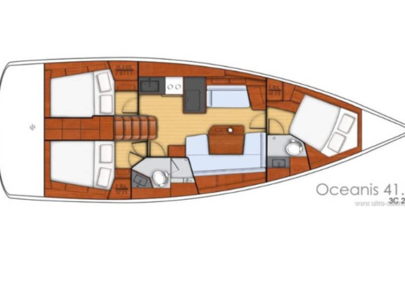 Plan image Ocyrhoe / Oceanis 41.1[G]