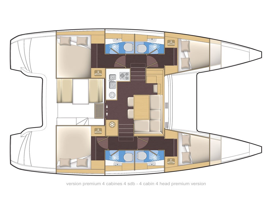 Plan image Le Grand Bleu / Lagoon 39[G]