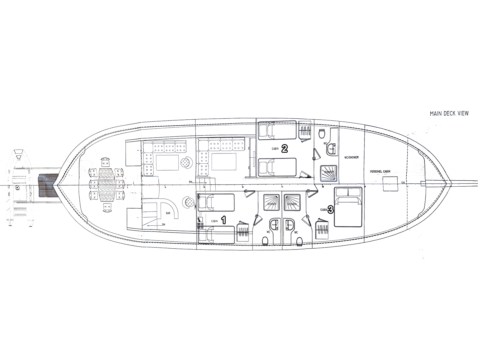 - Gulet - 3 Cabins - Built 2005