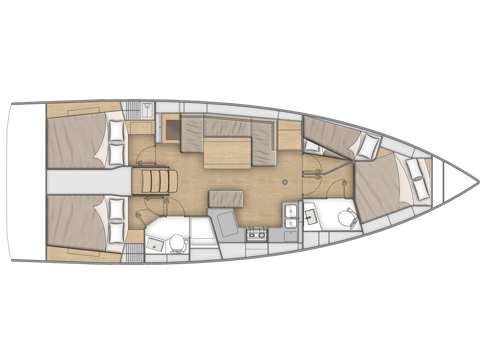 Plan image Aurora / Oceanis 40.1[G]