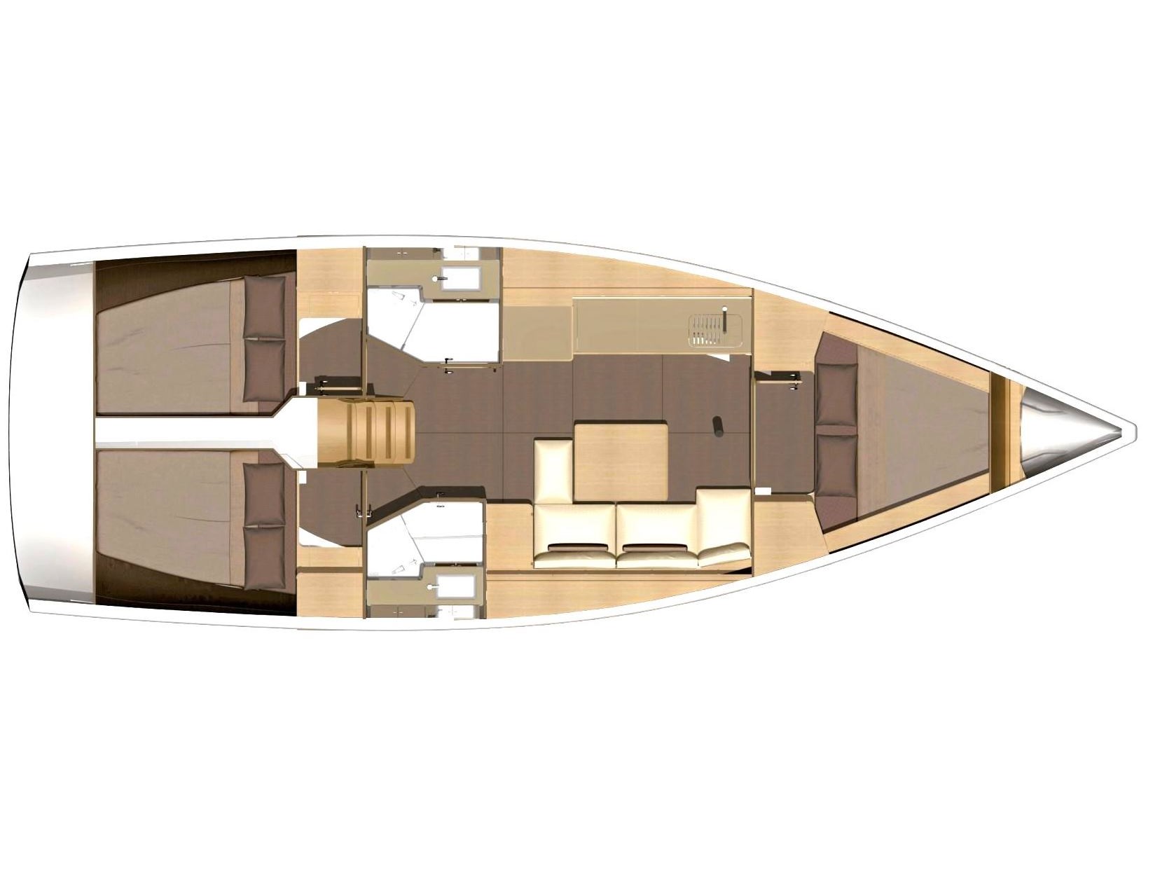 Plan image Morning Star / Dufour 382 Grand Large[G]