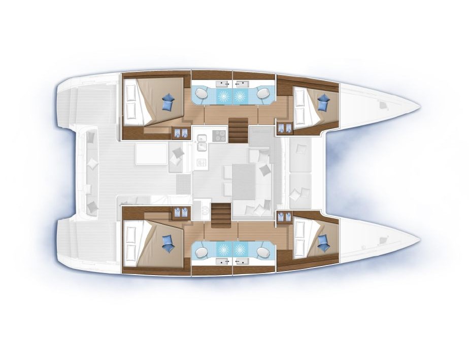 Catamaran - Lagoon 40 - 4 Cabins - Built 2021