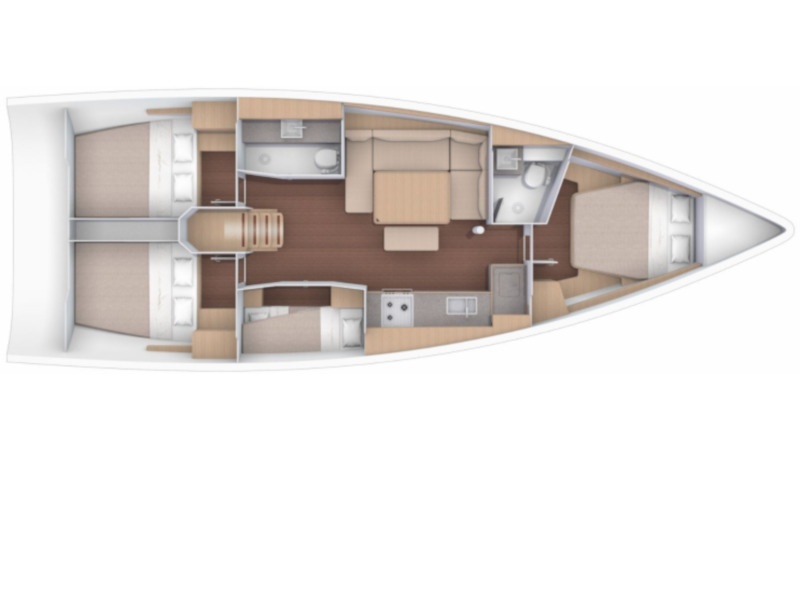 Dufour  - Fiodena - Plan image - Italy, Marina Portorosa