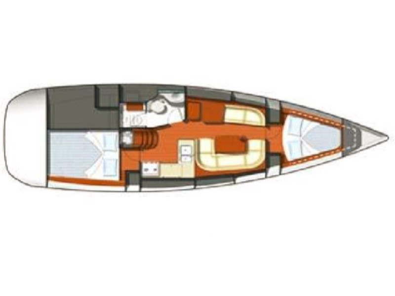 Sun Odyssey  - Riga - Plan image - Italy, Marina di Portisco