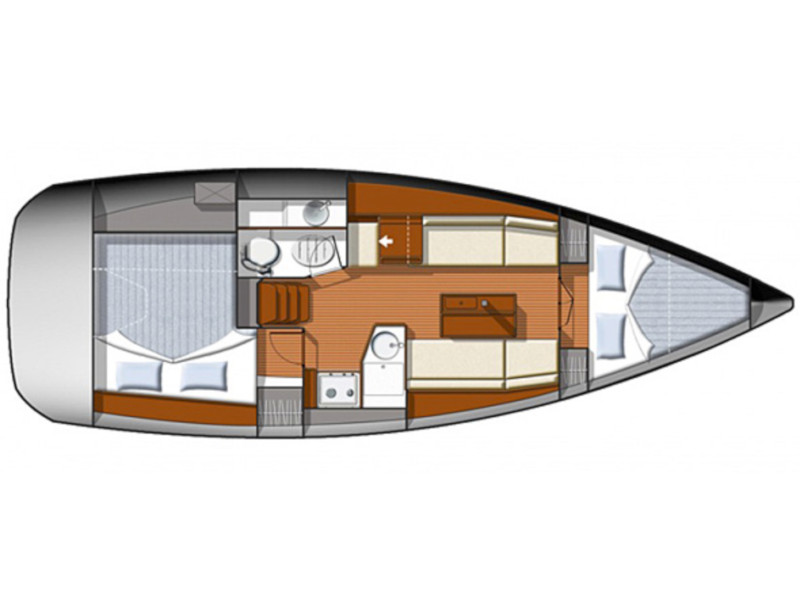 Plan image Arosa / Sun Odyssey 33i[G]