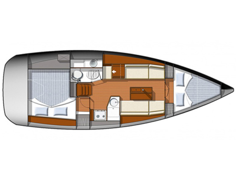 Plan image Maxima / Sun Odyssey 33i[G]