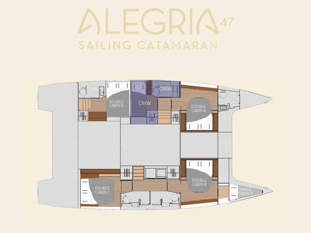 Catamaran - Saona 47 - 5 Cabins - Built 2021