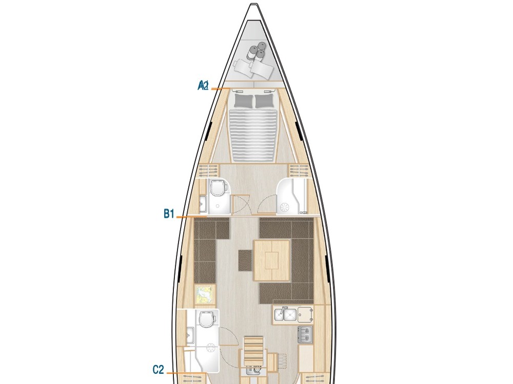 Plan image MERAKI / Hanse 458[G]